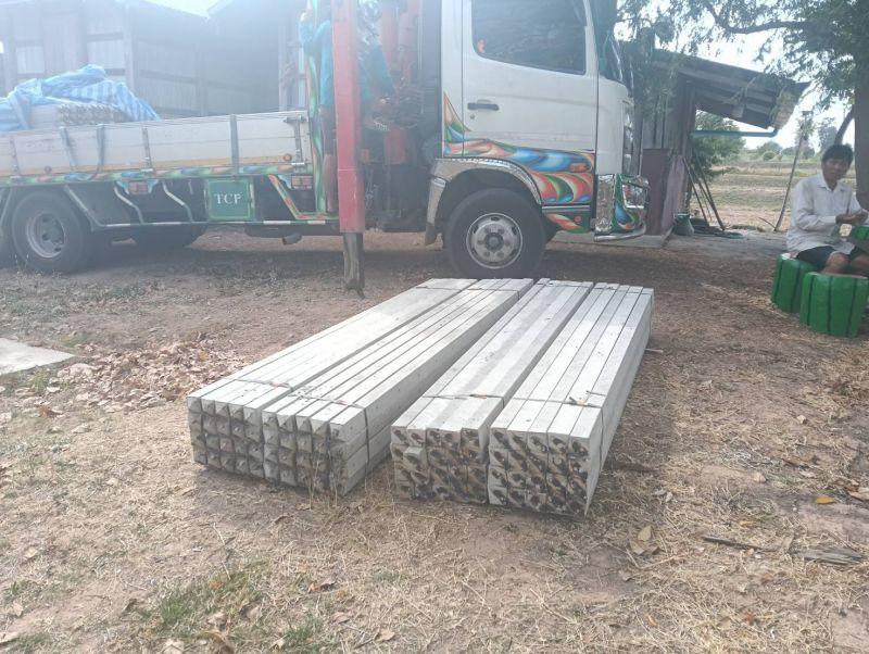 จัดส่ง เสารั้วอัดแรง ต.สำโรง อ.หนองสองห้อง จ.ขอนแก่น - 18 ก.พ. 69