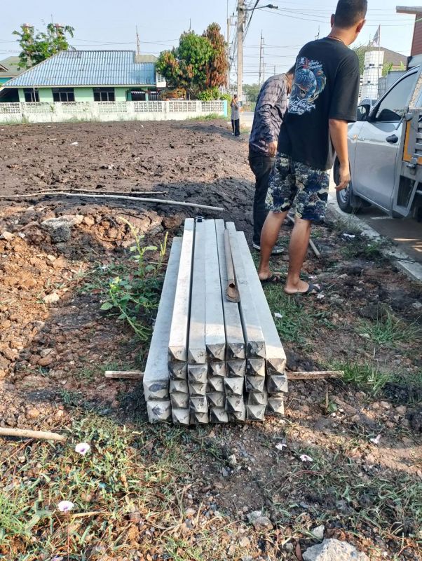 จัดส่ง เสารั้วอัดแรง ต.คลองหนึ่ง อ.คลองหลวง จ.ปทุมธานี - 26 ก.พ. 69